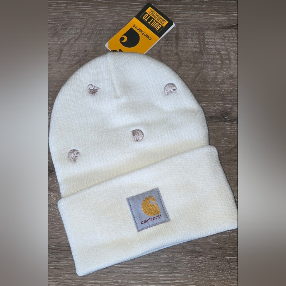 Carhartt White Beanie